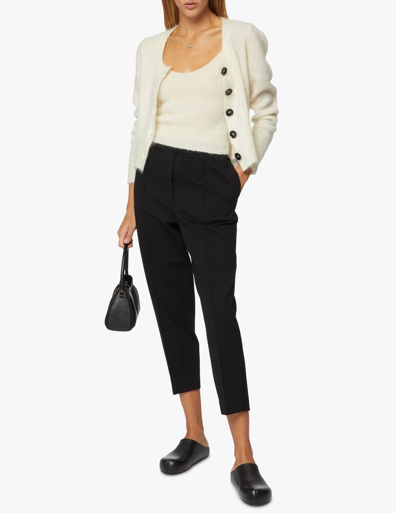 rinascente Attic and Barn Top crop in misto mohair