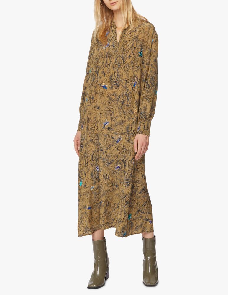 rinascente Momonì Vestito lungo in seta Aix