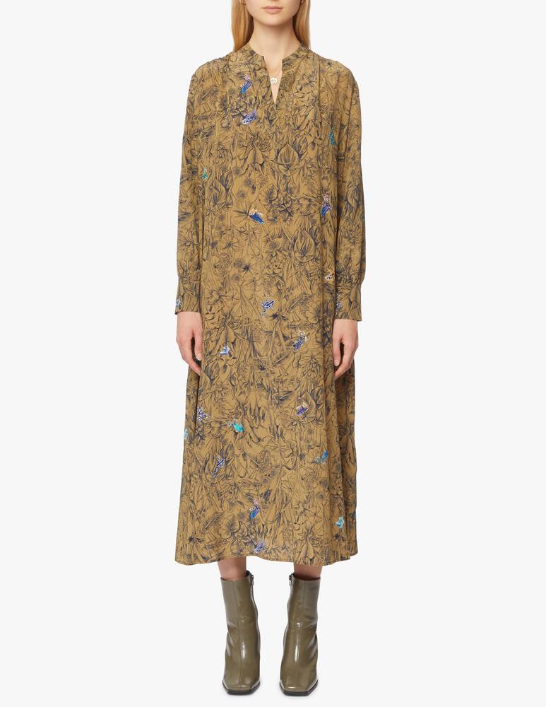 rinascente Momonì Vestito lungo in seta Aix