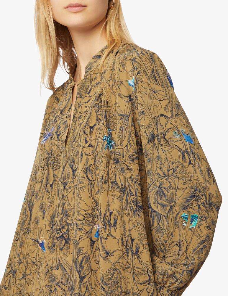 rinascente Momonì Vestito lungo in seta Aix