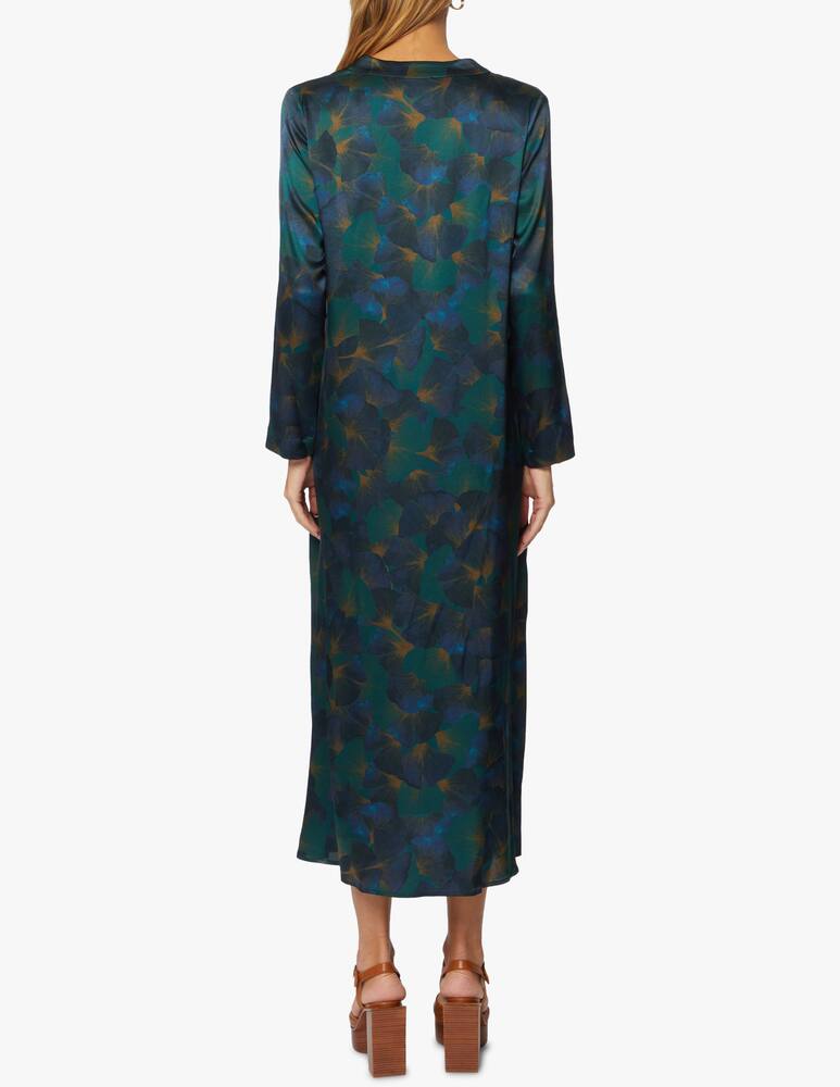 rinascente Momonì Silk blend long dress Biarritz