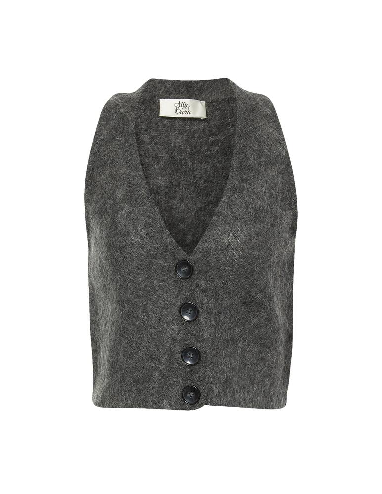 rinascente Attic and Barn Gilet in misto mohair