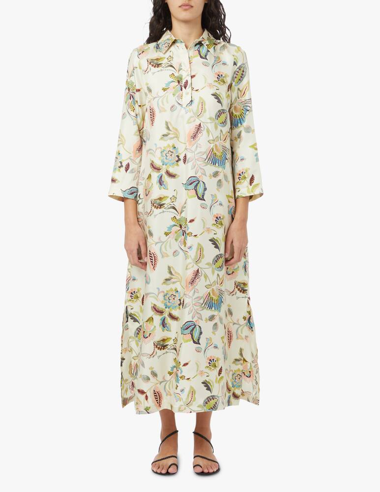 rinascente Momonì Arcadia silk dress - white