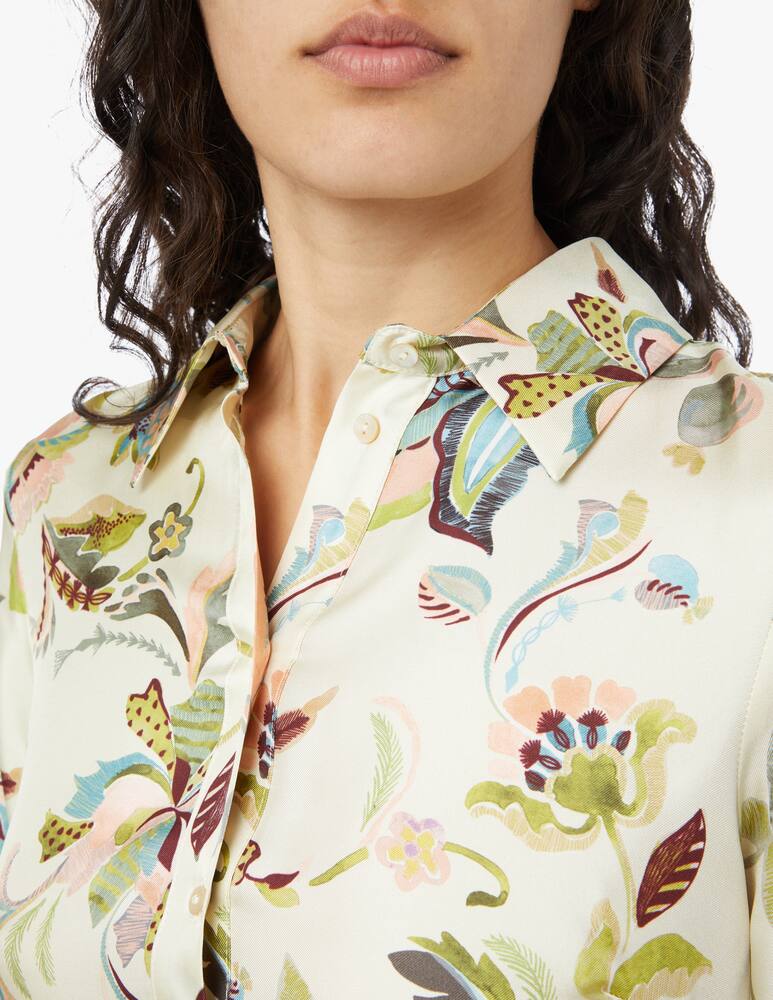 rinascente Momonì Arcadia silk dress - white