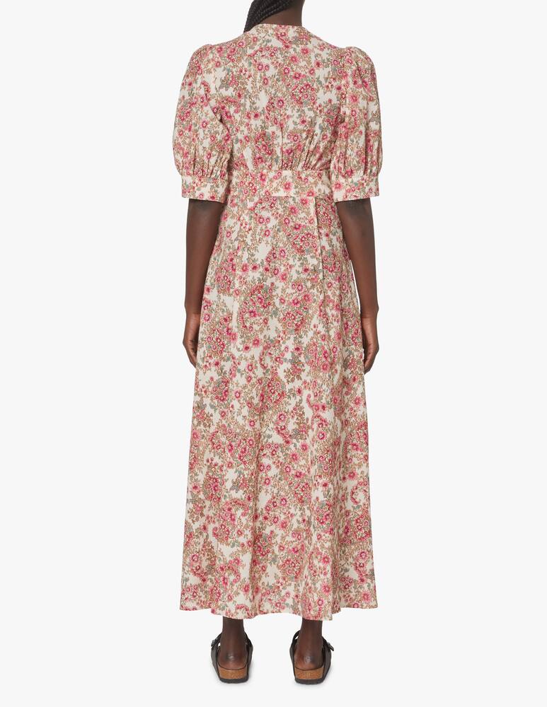 rinascente Momonì Vestito Lousiana in cotone - beige