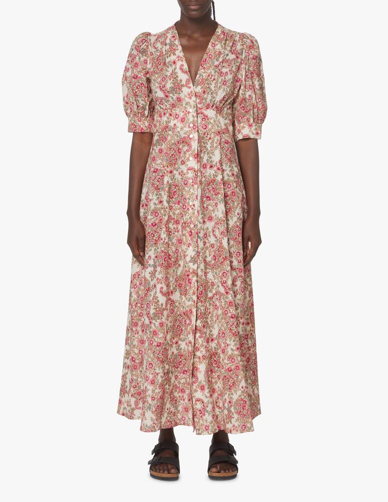 rinascente Momonì Vestito Lousiana in cotone - beige