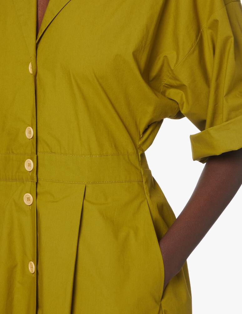 rinascente Momonì Indiana cotton dress - olive