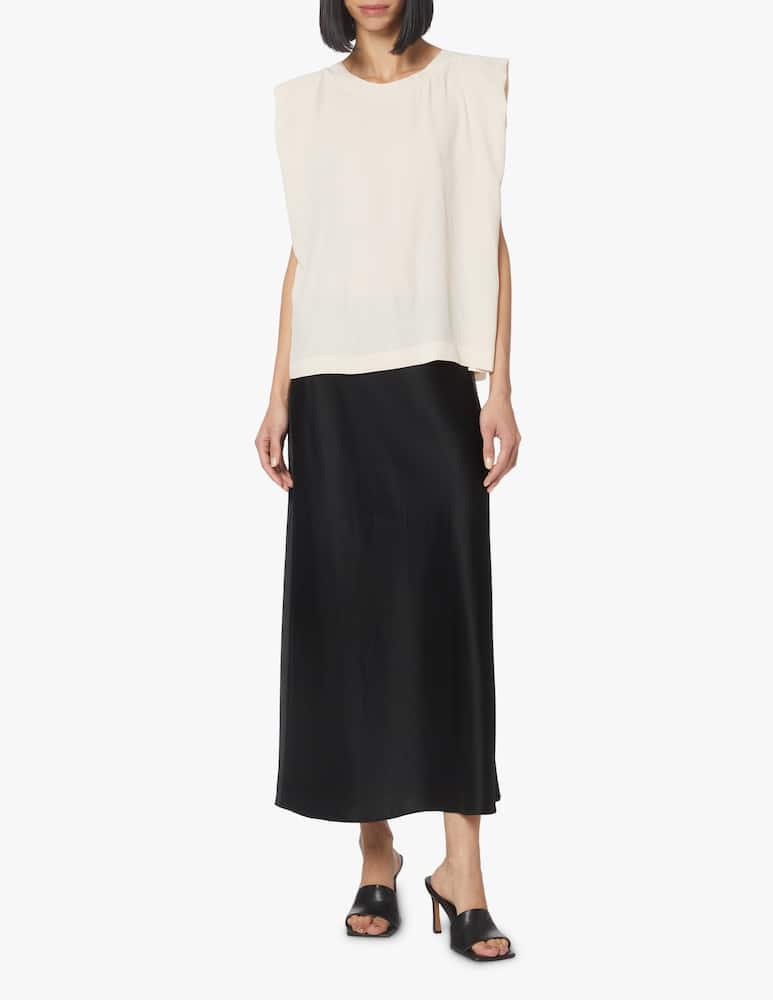 rinascente Momonì Enna silk blend top - white