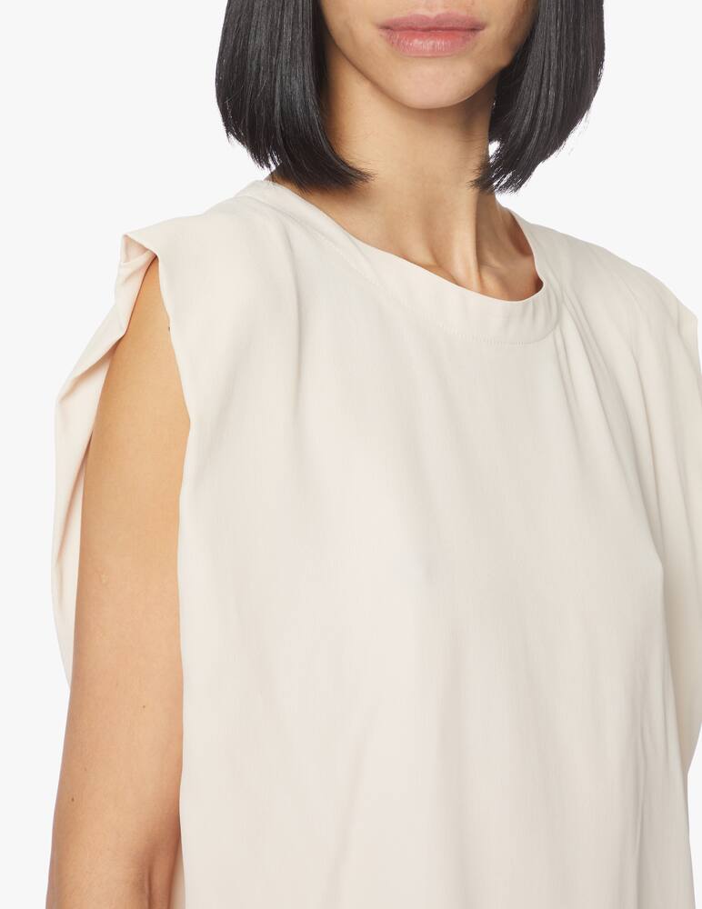 rinascente Momonì Enna silk blend top - white