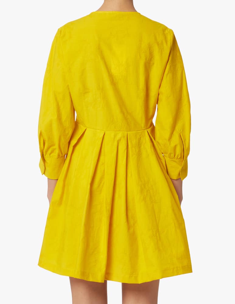 rinascente Momonì Saint Louis cotton blend dress - yellow