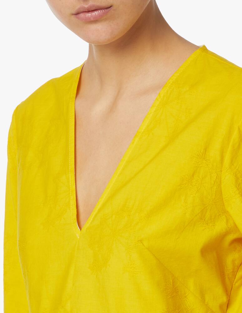 rinascente Momonì Saint Louis cotton blend dress - yellow