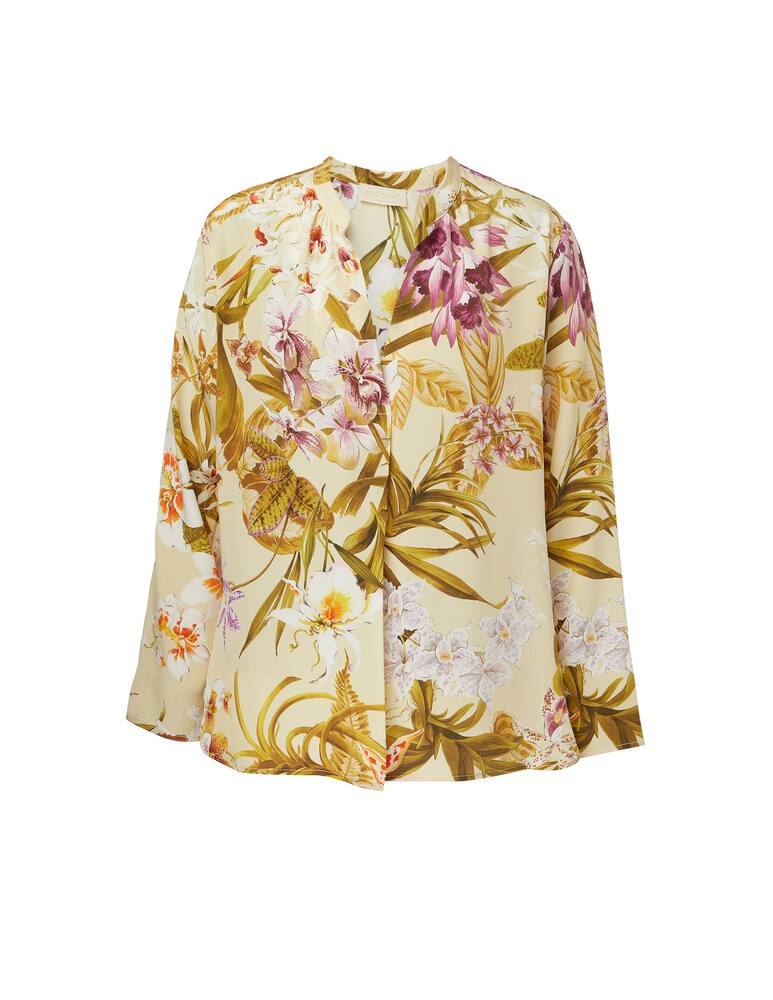 rinascente Momonì Berkeley silk bluse - yellow