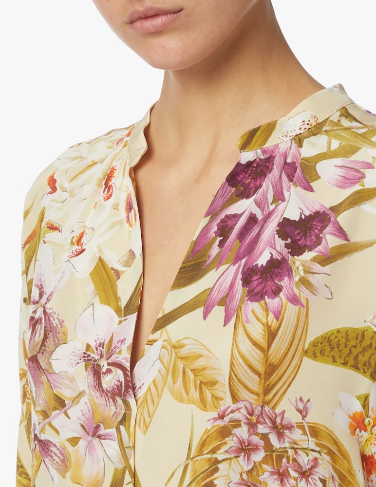 rinascente Momonì Berkeley silk bluse - yellow