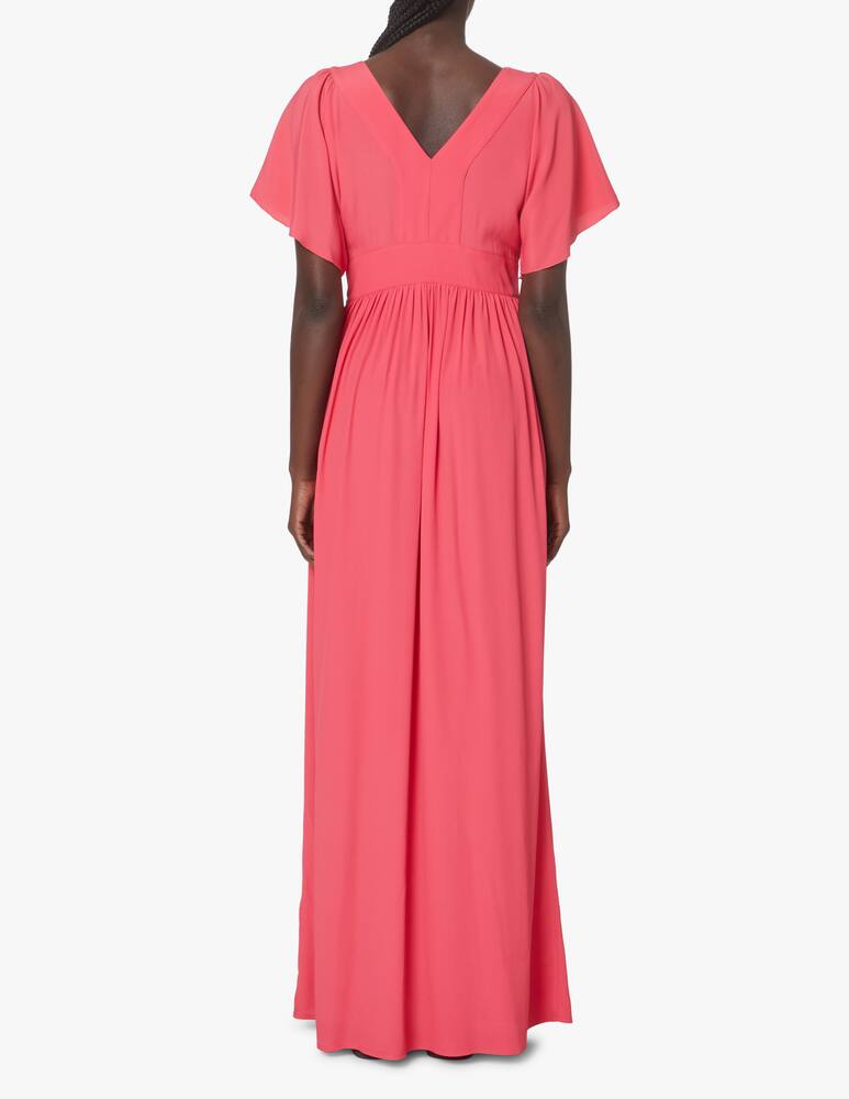 rinascente Momonì Cape Cod silk blend dress - pink