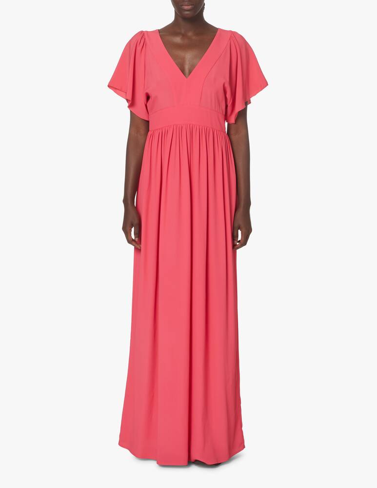 rinascente Momonì Cape Cod silk blend dress - pink