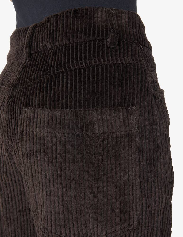 rinascente Momonì Pantaloni in misto cotone Corteccia - Marrone