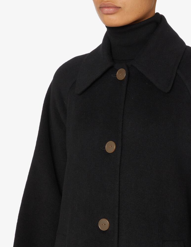 rinascente Attic and Barn Padeon coat - Black