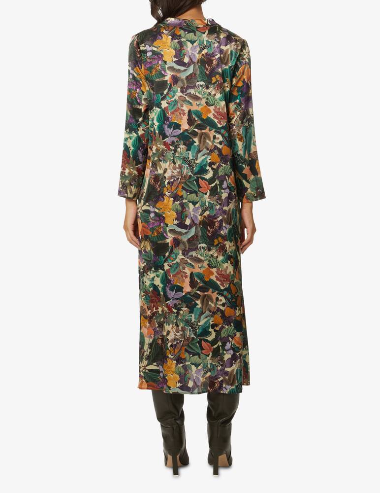 rinascente Momonì Vestito maxi in seta Biarritz - Verde