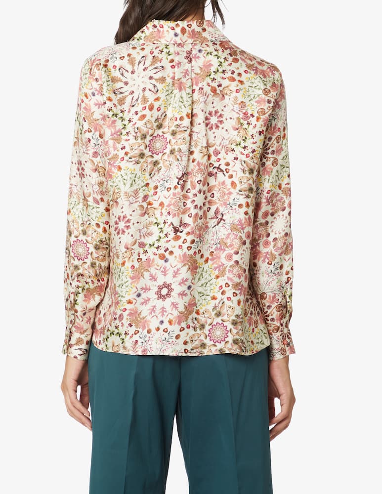 rinascente Momonì Arles silk shirt - Beige