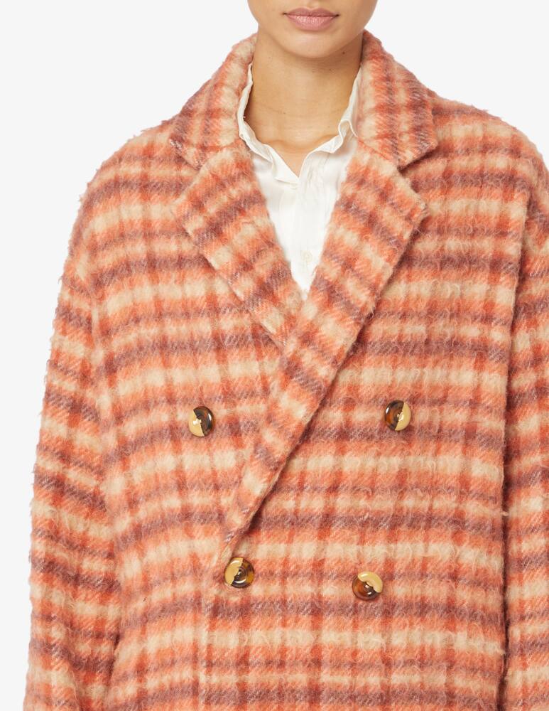 rinascente Momonì Neve wool coat - Orange