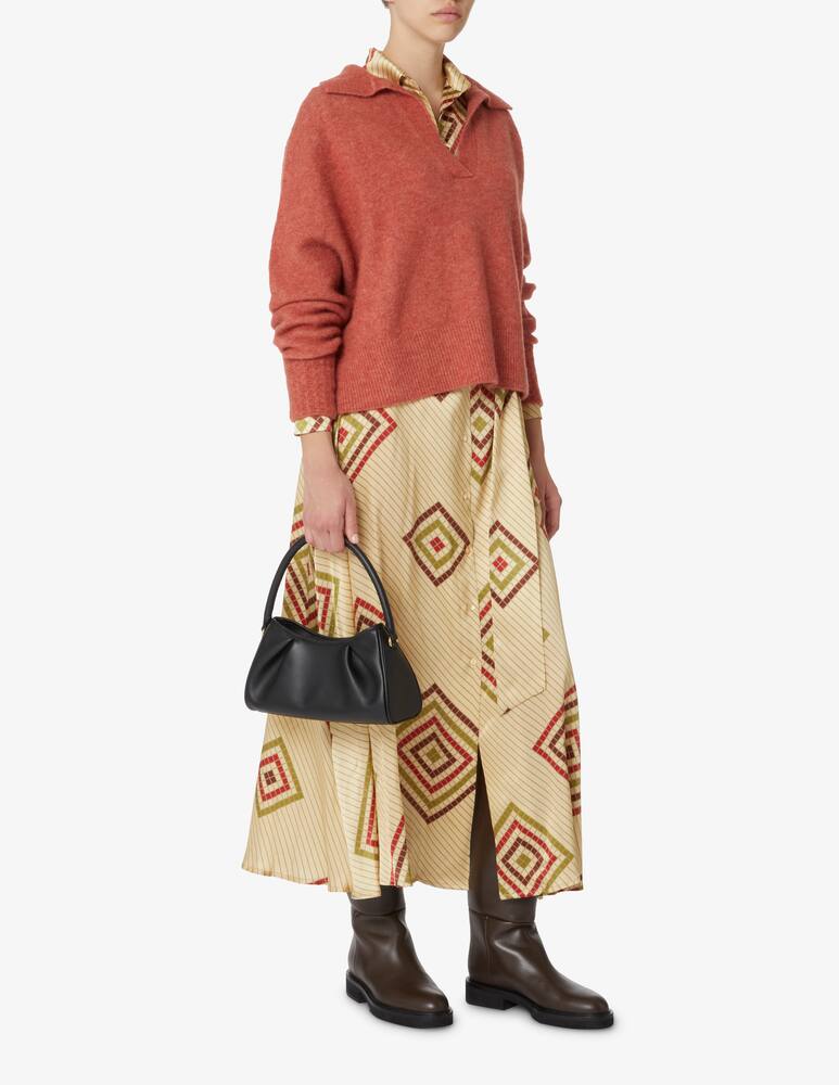 rinascente Momonì Maglione in misto lana Nebbiolo - Rosa