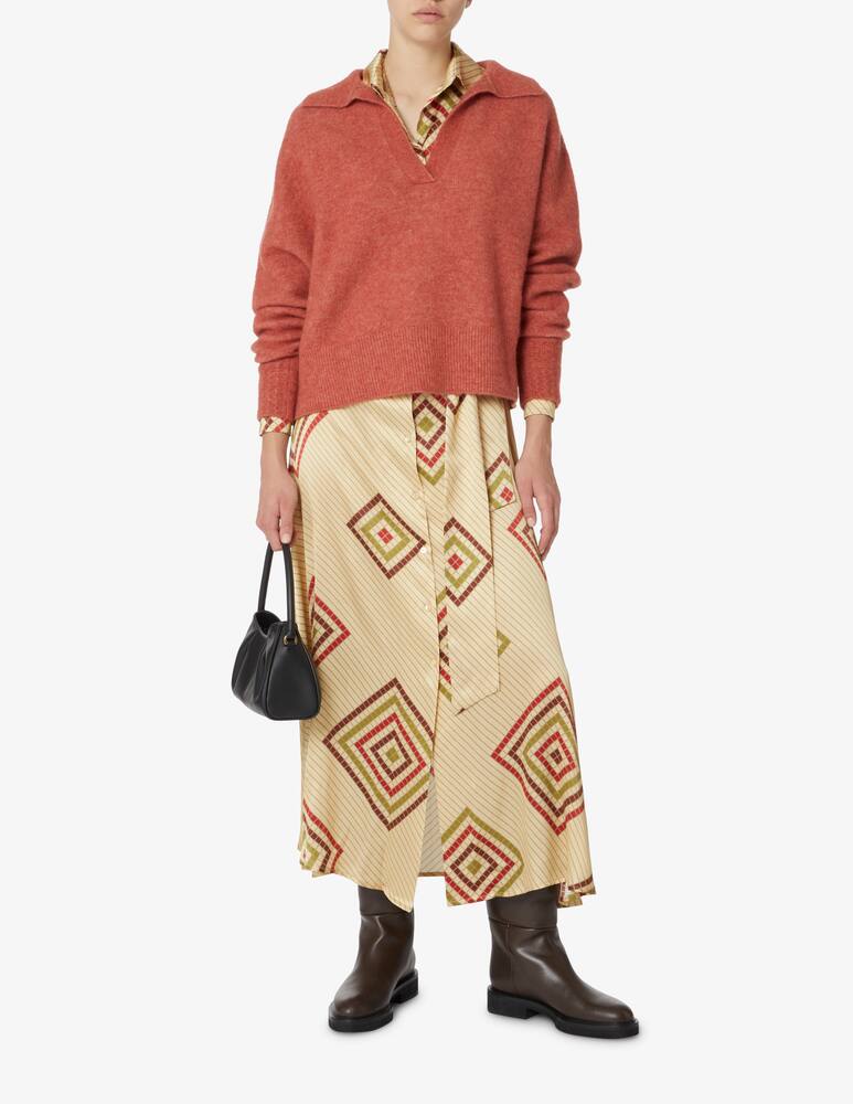 rinascente Momonì Vestito in seta Biarritz - Beige