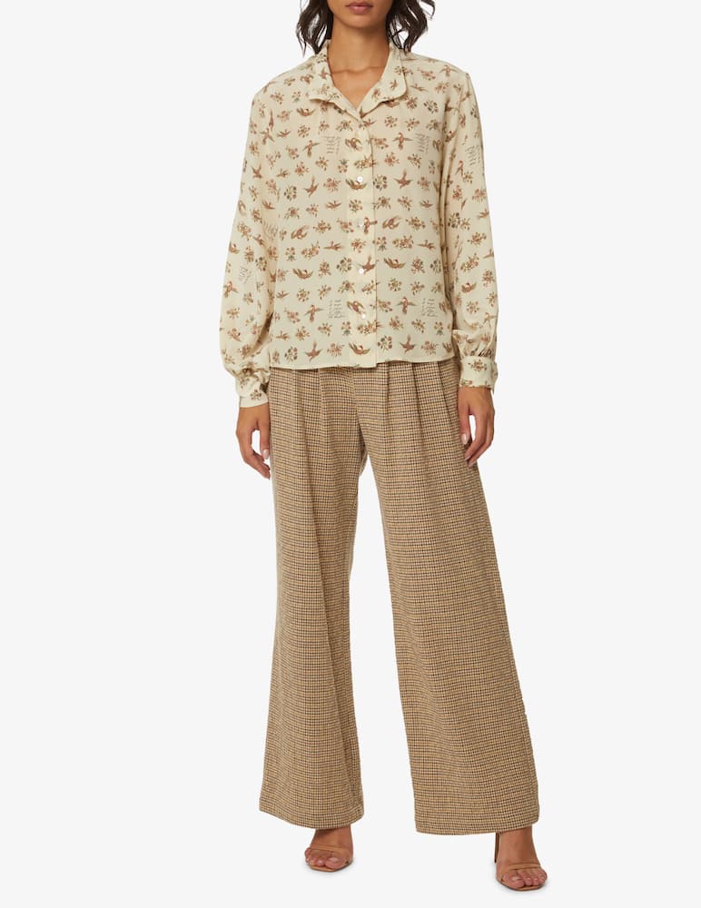 rinascente Momonì Noce silk shirt - Beige