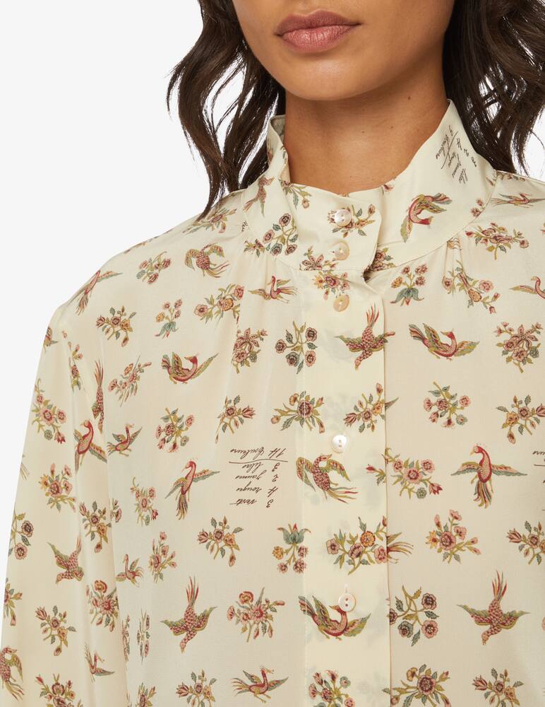 rinascente Momonì Noce silk shirt - Beige