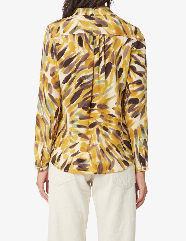 rinascente Momonì Meduon silk shirt - Yellow