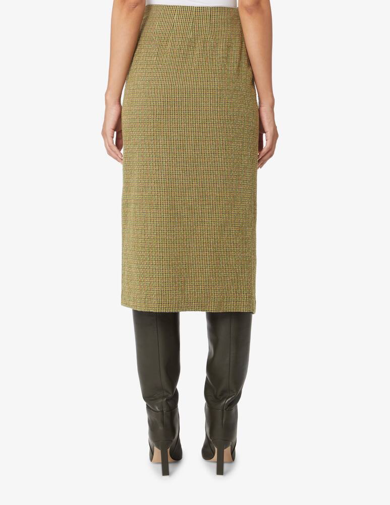 rinascente Momonì Orchidea wool blend skirt - Beige