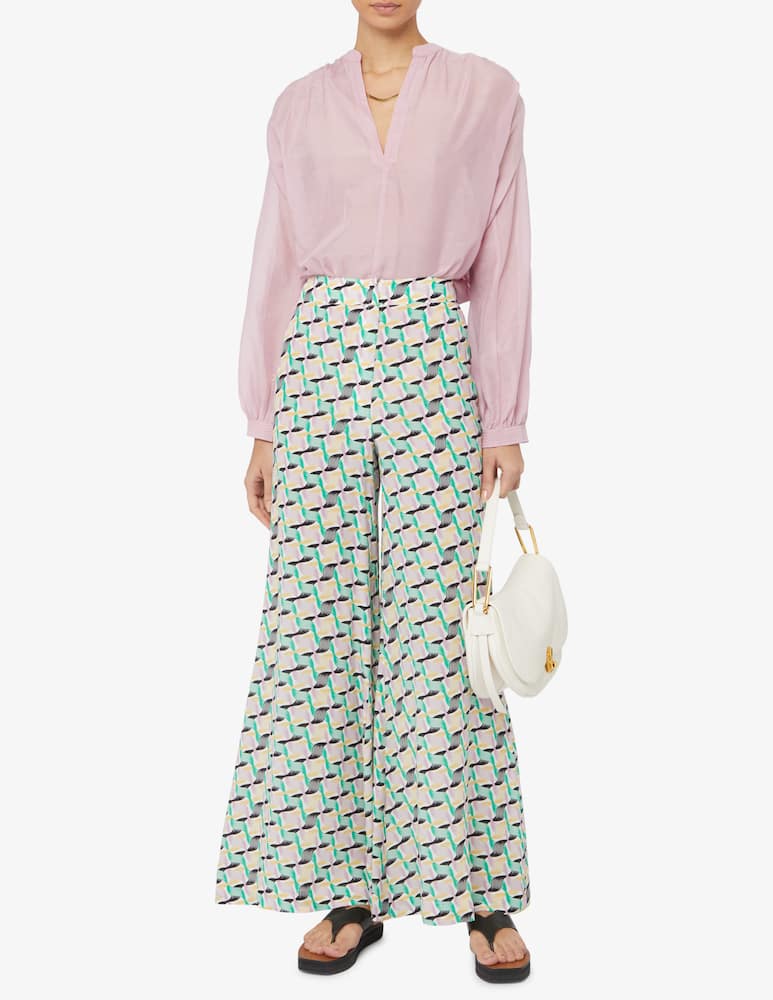 rinascente Attic and Barn Catalina silk blend palazzo trousers
