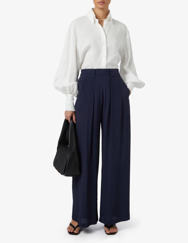 rinascente Momonì Pantalone Aspen in crepe misto seta