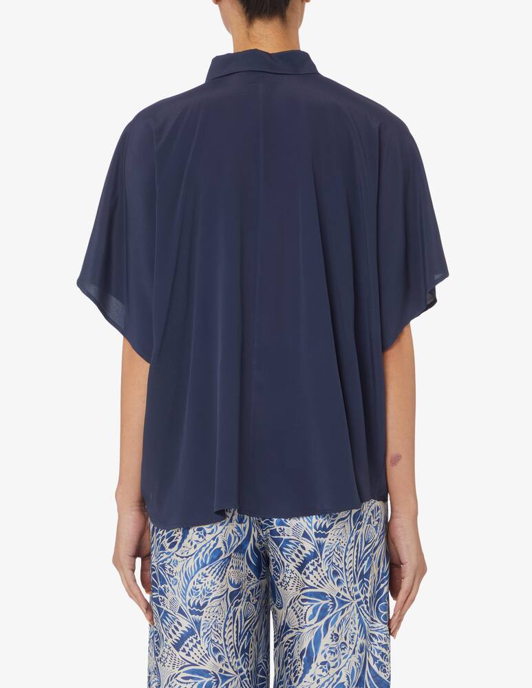 Momonì Brooklyn silk blend shirt - picture 3 Momonì Brooklyn silk blend shirt - picture 3