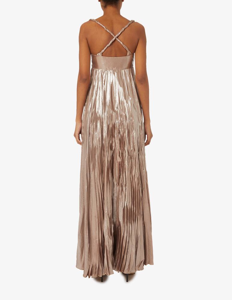 rinascente Momonì Vestito Giselle in chiffon lame