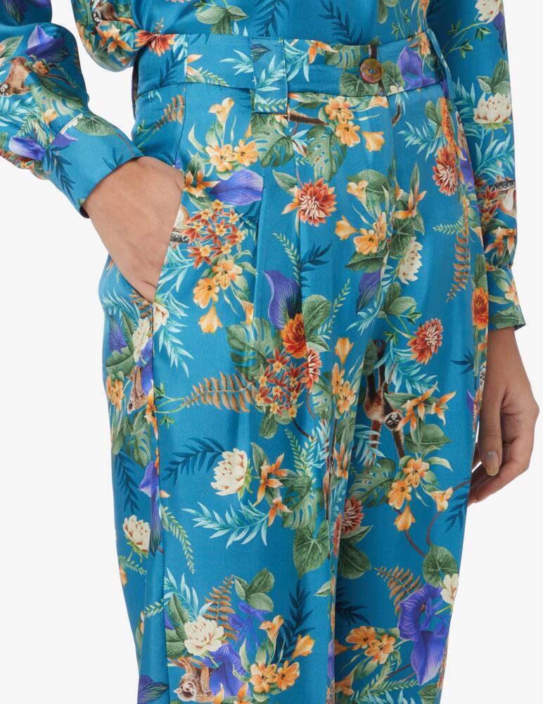 rinascente Momonì Crepuscolo silk trousers