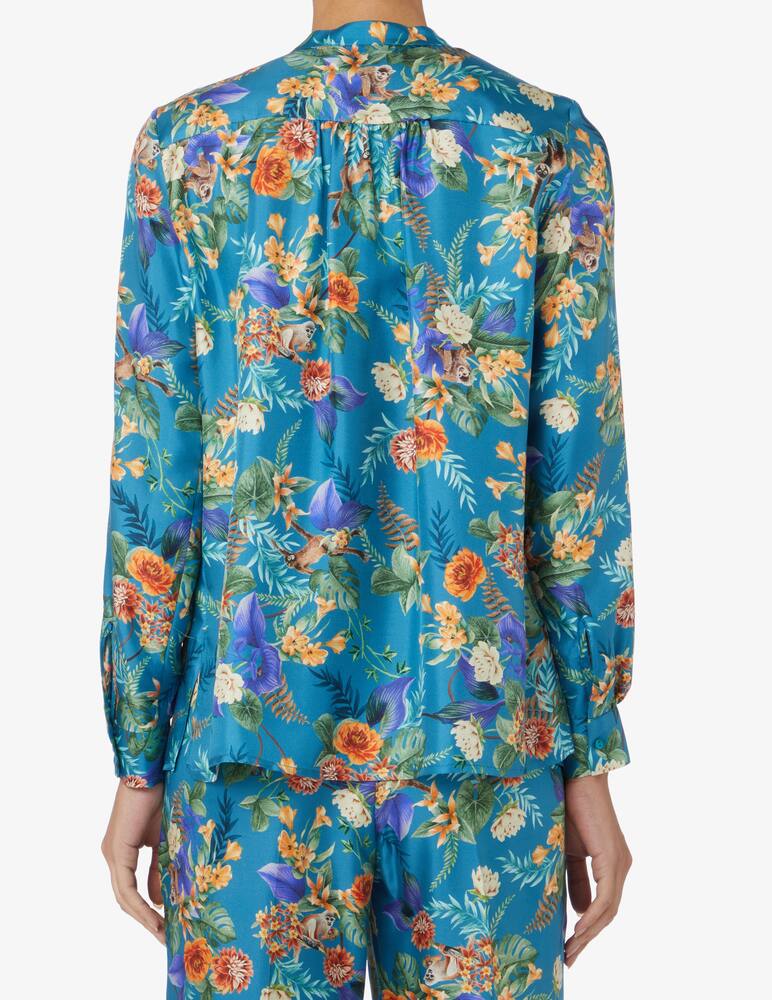 rinascente Momonì Blusa Angelica Bis in twill di seta