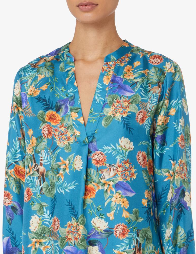 rinascente Momonì Blusa Angelica Bis in twill di seta