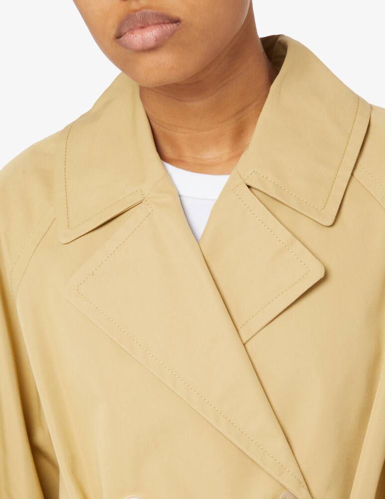 rinascente Attic and Barn Redwood cotton blend coat