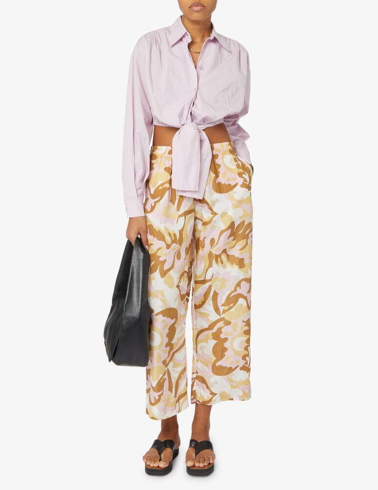 rinascente Attic and Barn Ivy silk trousers