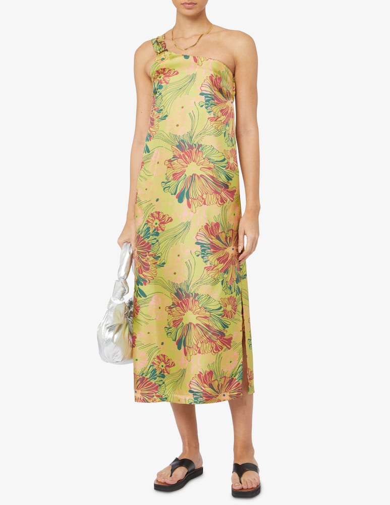 rinascente Momonì Blossom silk dress