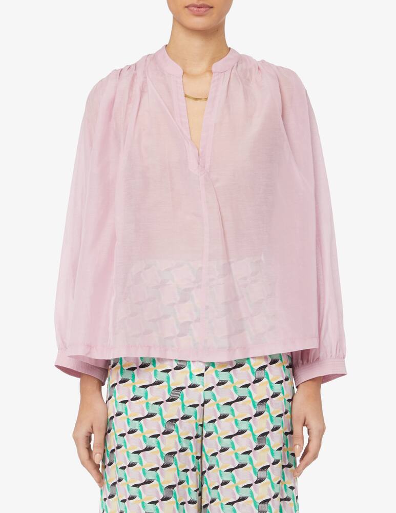 Attic and Barn Tortilla cotton and silk blouse - picture 1 Attic and Barn Tortilla cotton and silk blouse - picture 1
