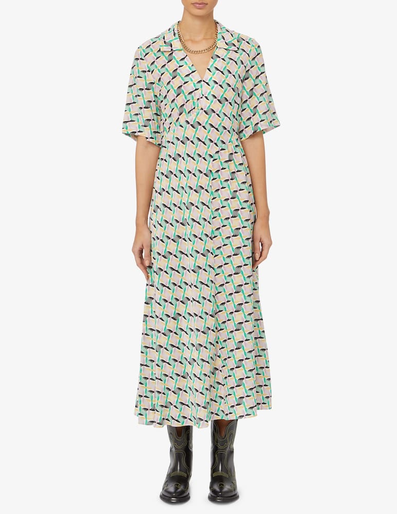 rinascente Attic and Barn Vestito in misto seta Monterey