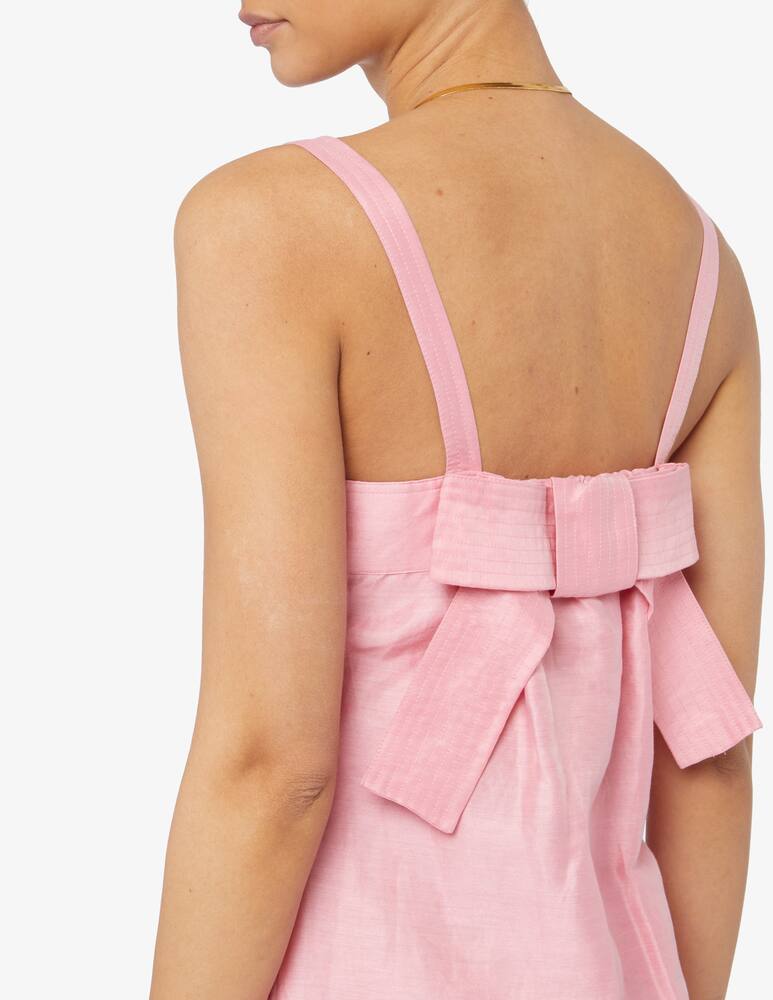 rinascente Attic and Barn Palm linen blend dress