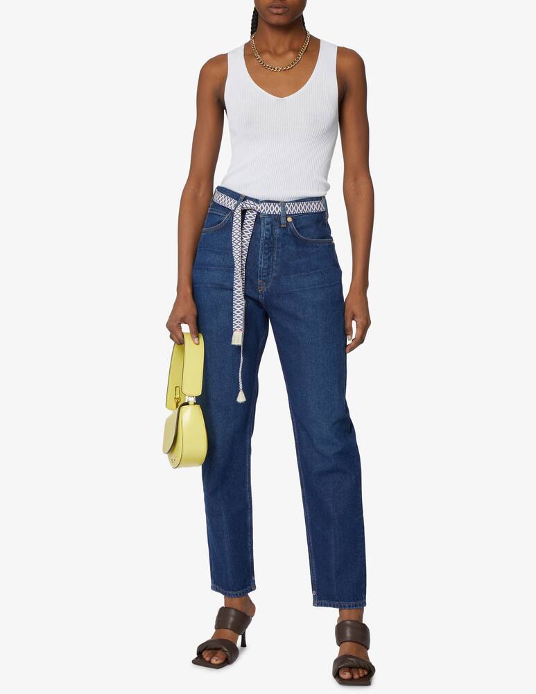 rinascente Attic and Barn Canotta a costina Silver