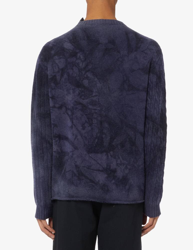 rinascente Pintorie Panels roundneck sweater - Blue