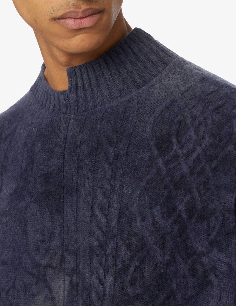 rinascente Pintorie Panels roundneck sweater - Blue