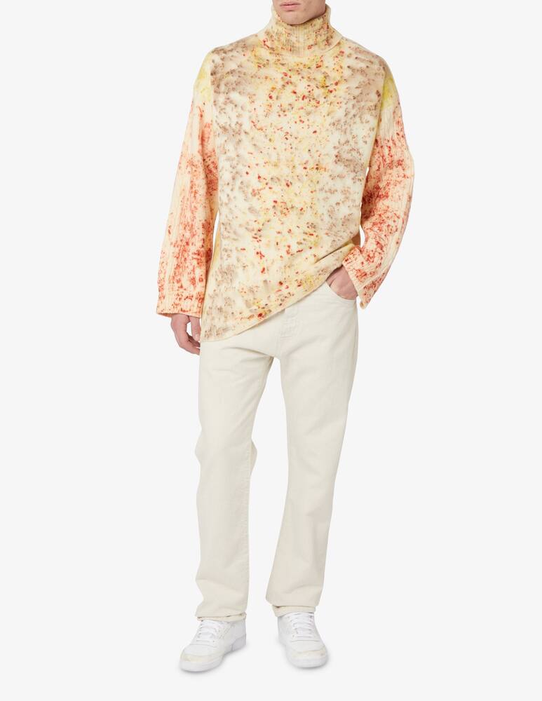 rinascente Pintorie Cable sleeves turtleneck - Pink