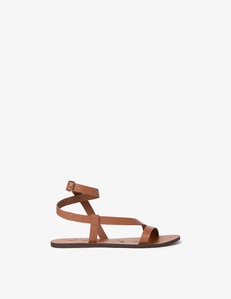 rinascente Manebì Sandali bassi in pelle con fasce