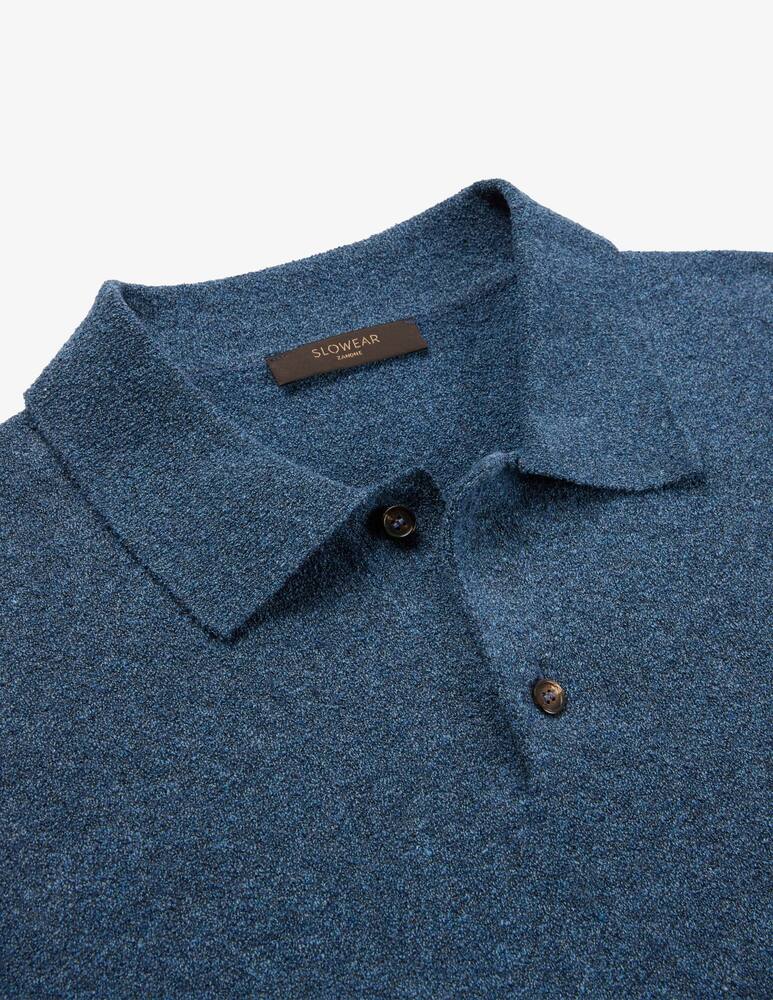 rinascente Slowear Polo slim fit in cotone bouclé