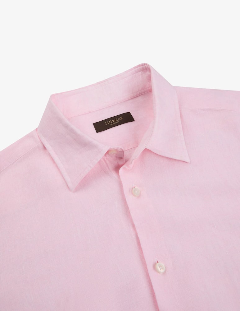Slowear Regular fit linen shirt - picture 2 Slowear Regular fit linen shirt - picture 2